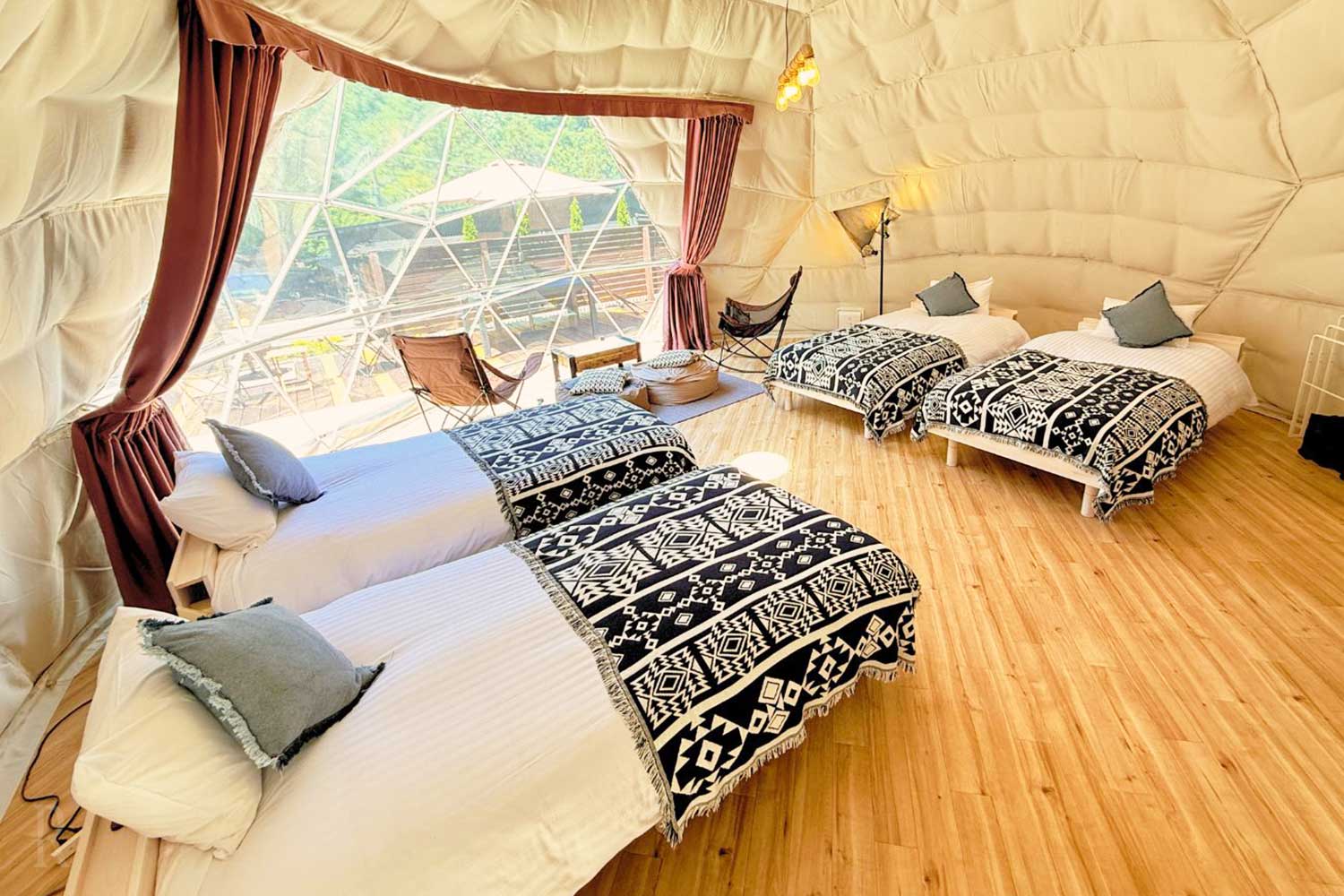 Forest Dome with a dog park 【 4 beds 】