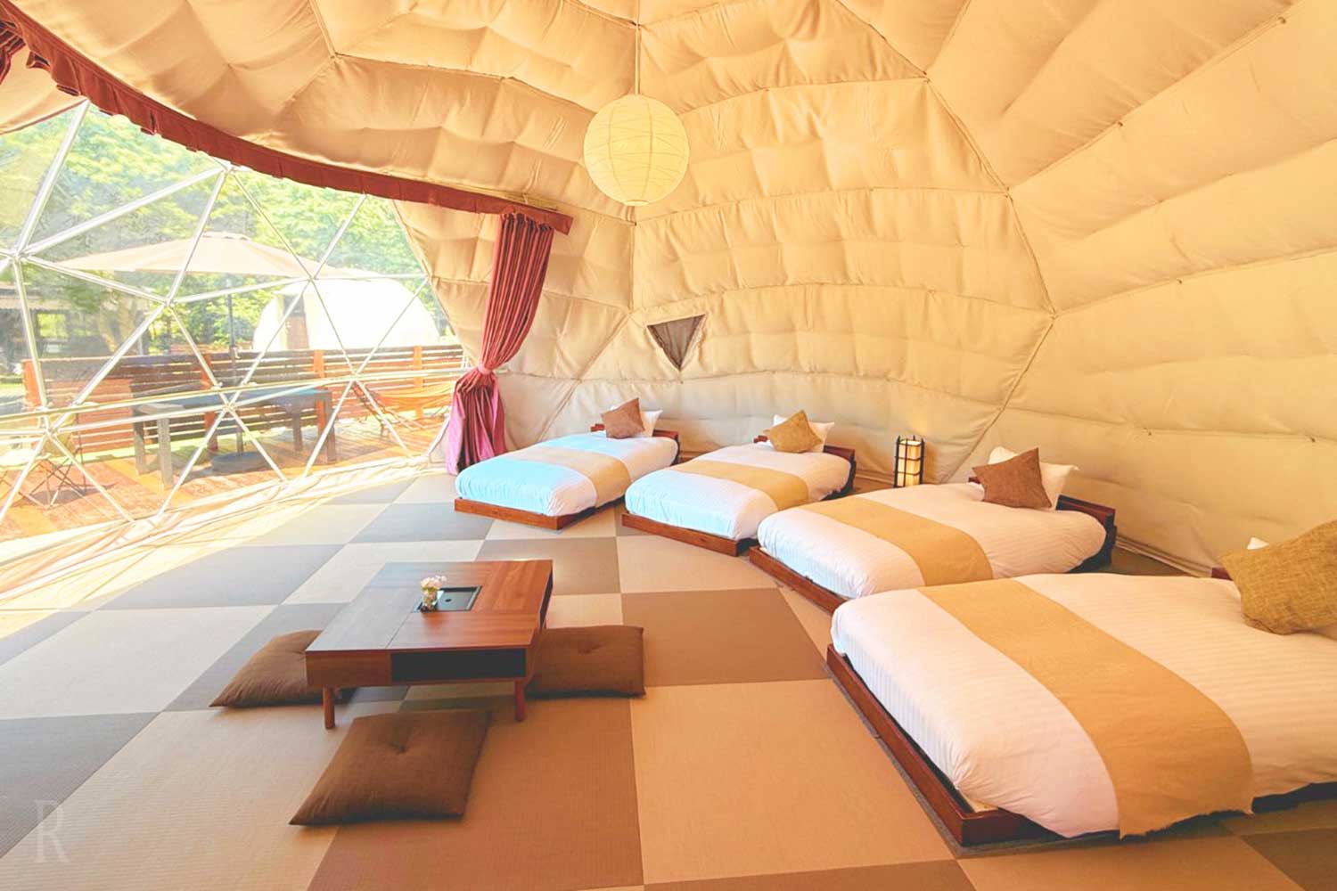 Japanese style forest dome 【 4 beds 】